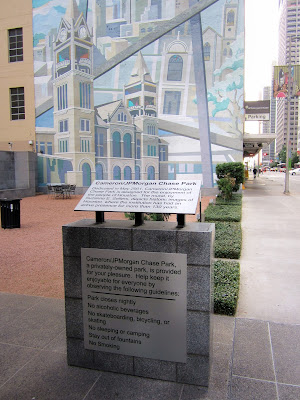 chase houston recreational fountains seating spot tower near water