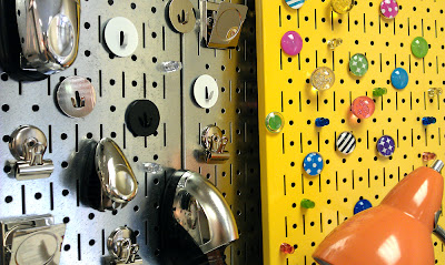magnetic pegboard