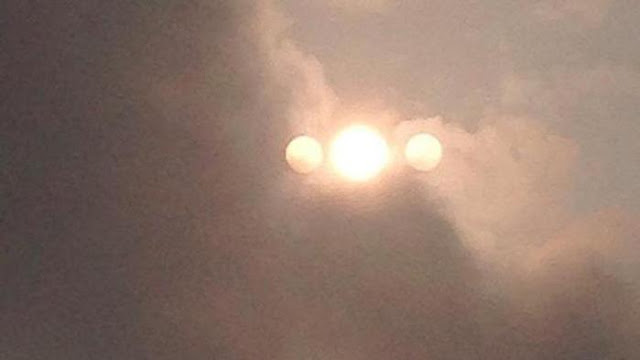 Жительница Саратова заметила три солнца в небе над городом