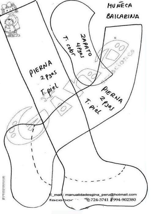Куколка-балерина в стиле тильда (3)