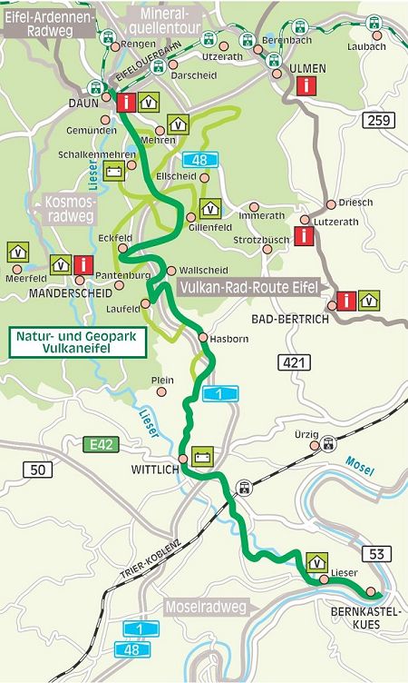 Bert Breed: Maare Mosel Radweg Bert Breed: Maare Mosel Radweg