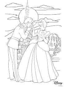 Disney Princess: Disney Princess and Prince Coloring Sheet