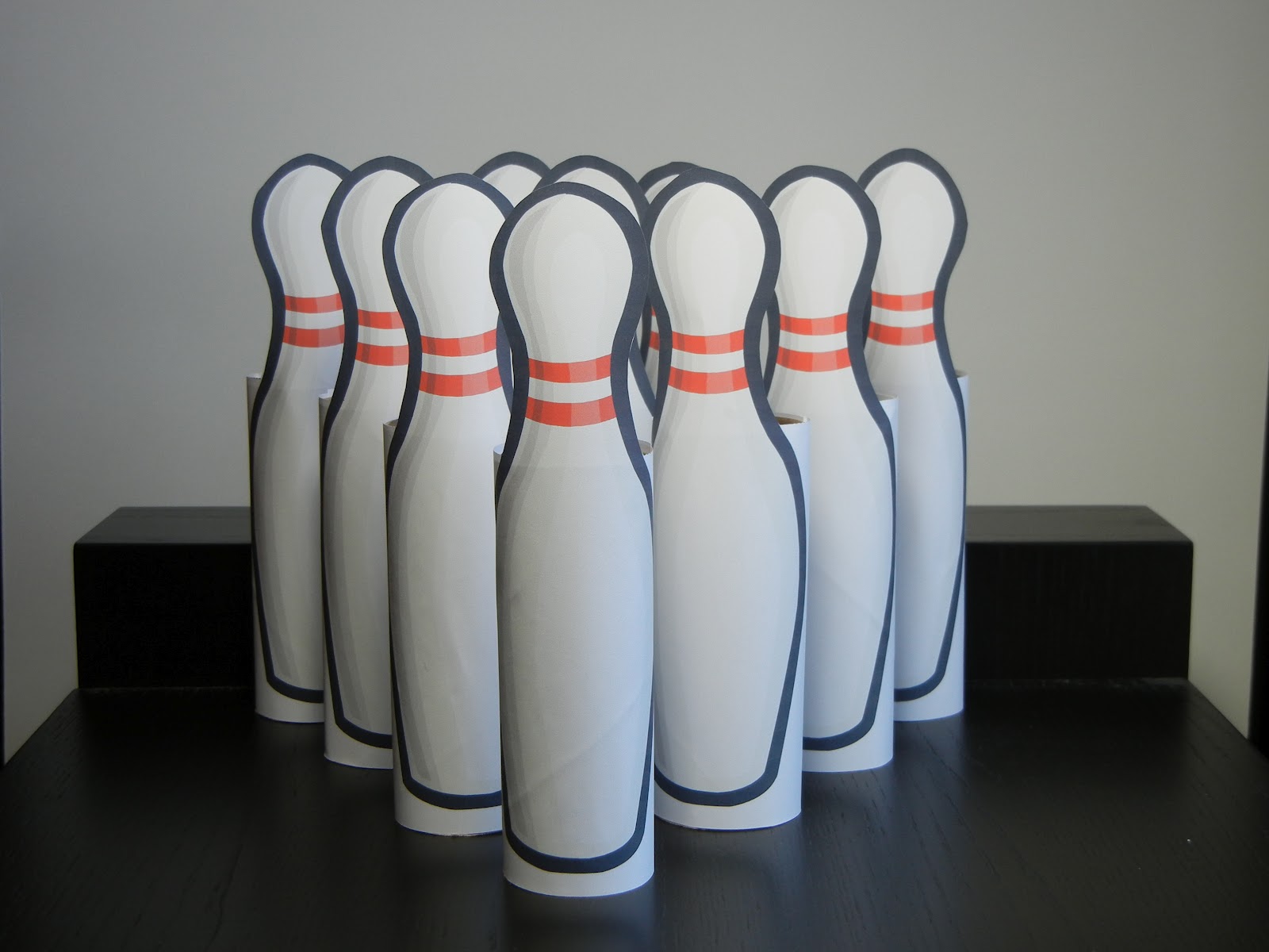 Colored Paper Skies Bowling anyone??