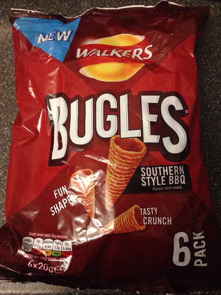 A Review A Day: Today's Review: Walkers Southern Style BBQ Bugles