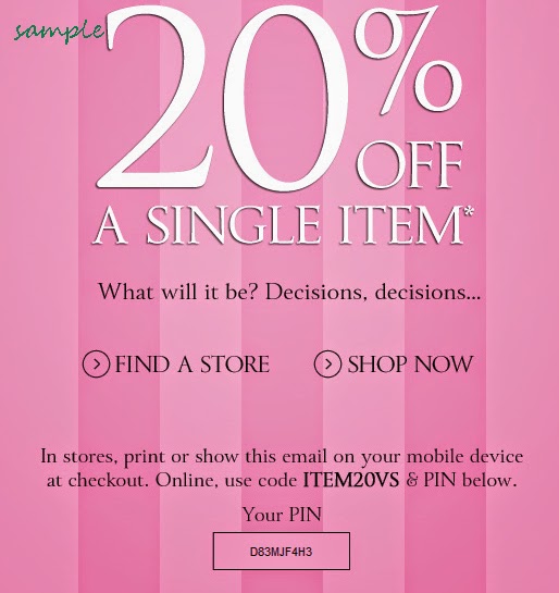 Note : you can use this when you want to sh op Victoria's Secret Coupon ...