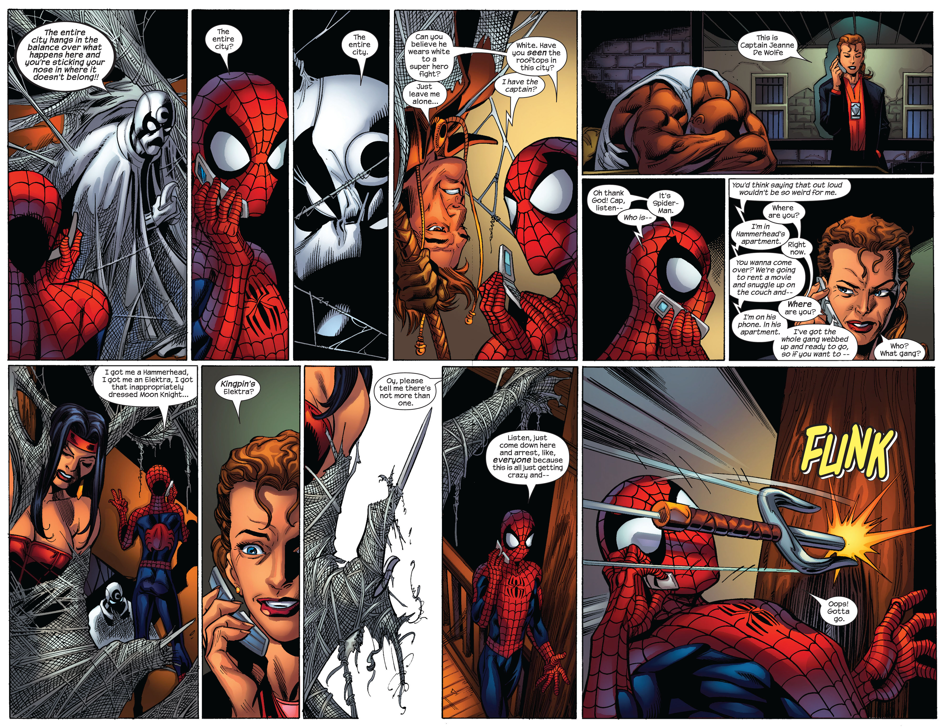 Everyone in the ultimate universe are dicks except for spider-man
