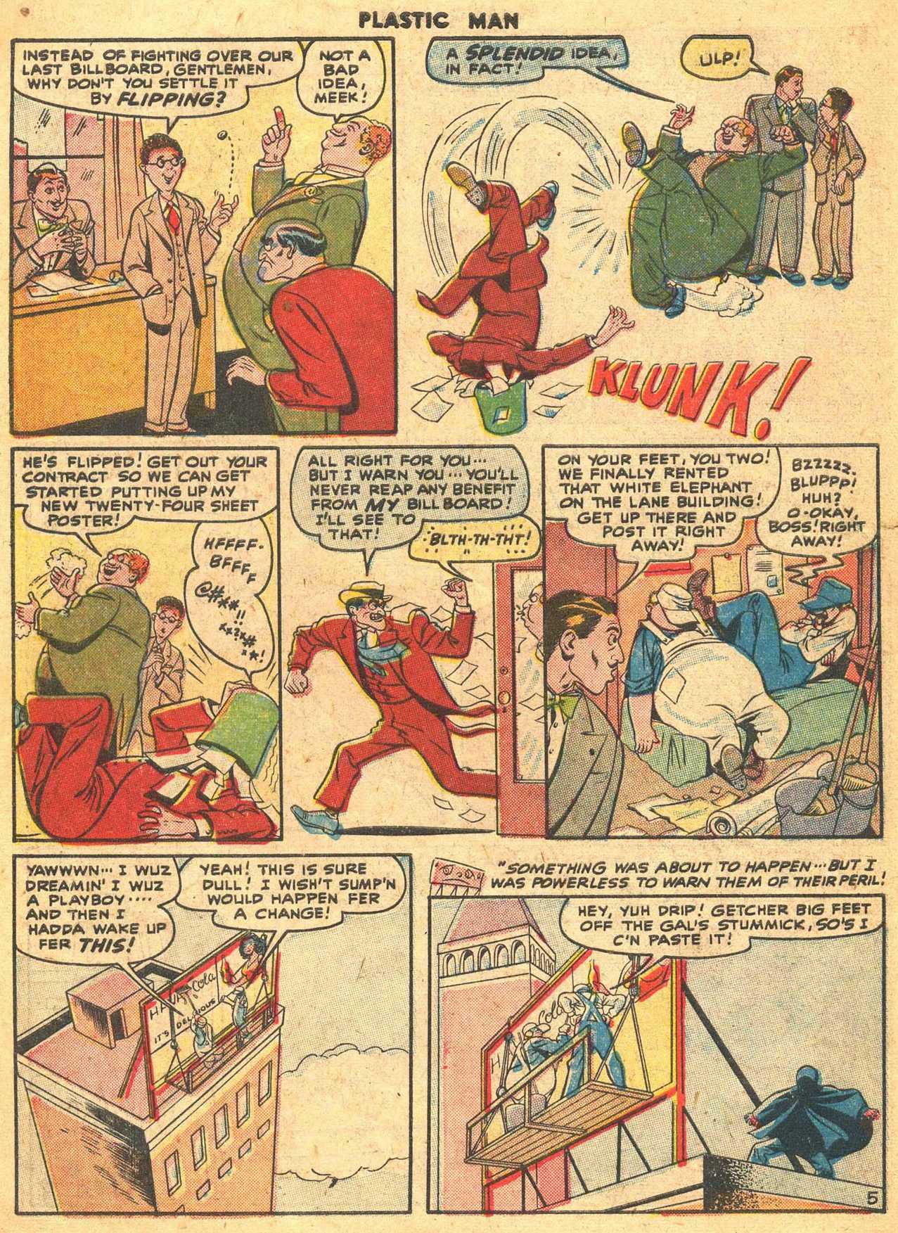 Read online Plastic Man (1943) comic -  Issue #7 - 40