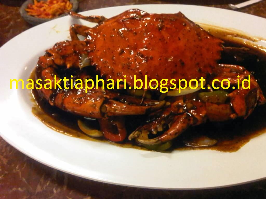 resep kepiting lada hitam