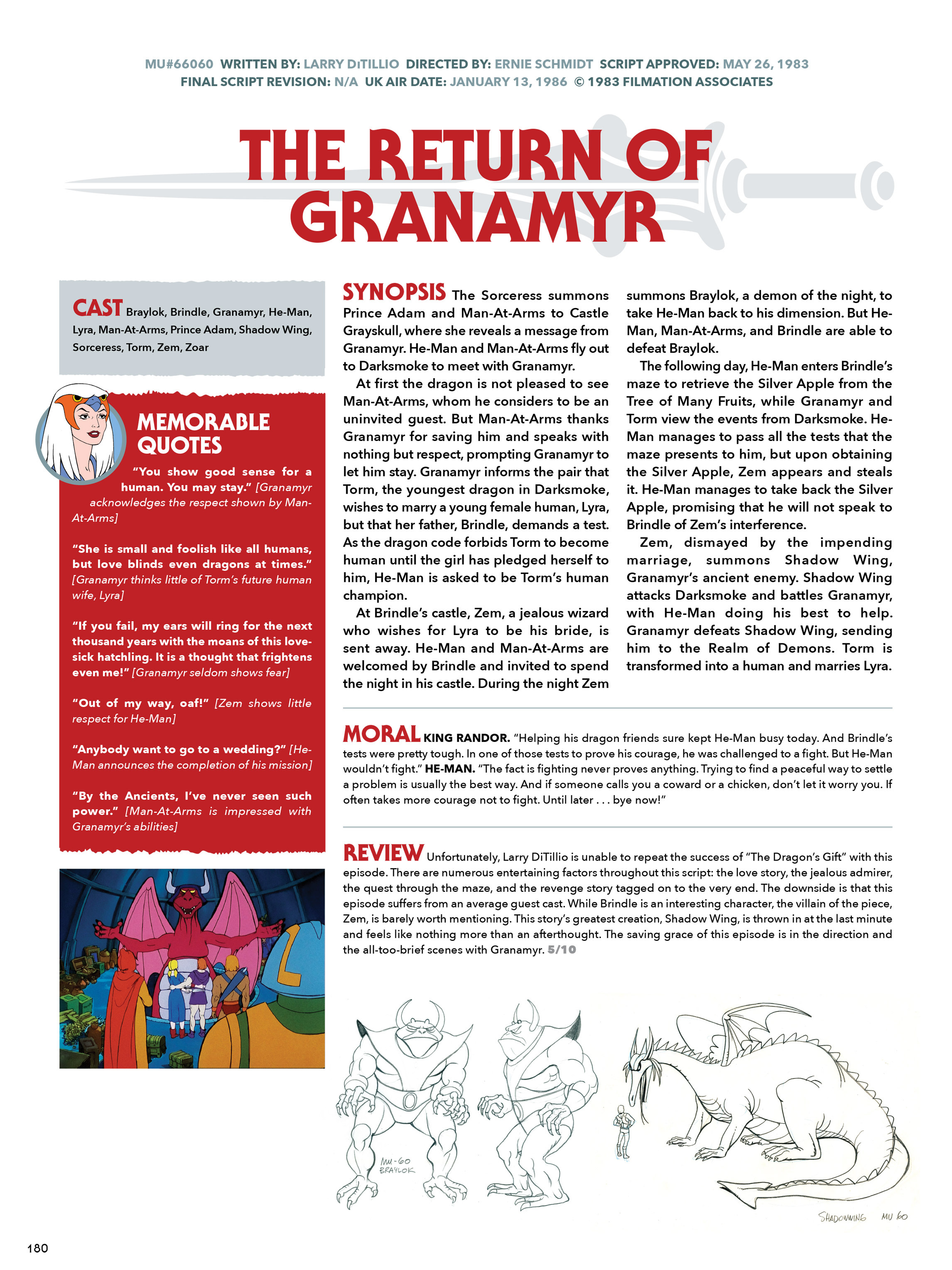 Read online He-Man and She-Ra: A Complete Guide to the Classic Animated Adventures comic -  Issue # TPB (Part 1) - 180