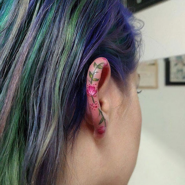 Tatuagens para as orelhas Tatuagens para as orelhas