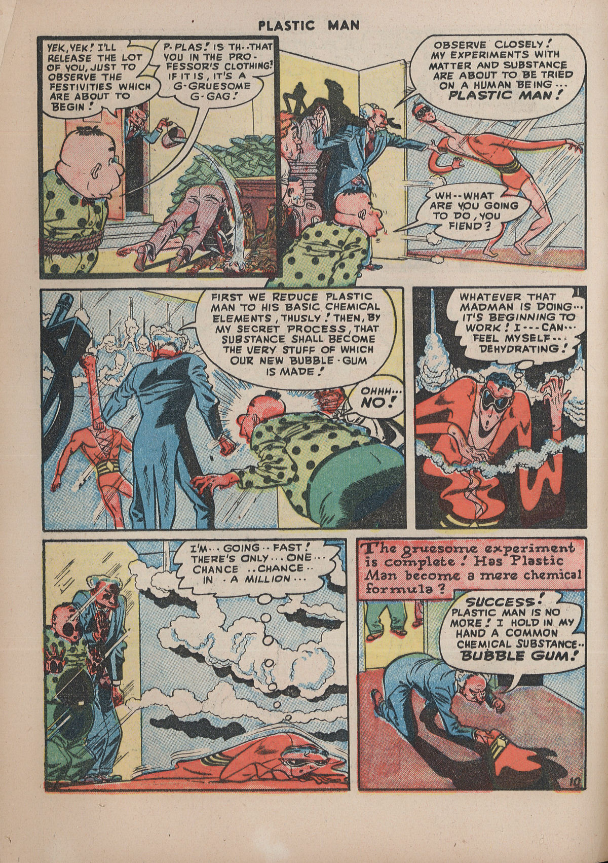 Read online Plastic Man (1943) comic -  Issue #11 - 24