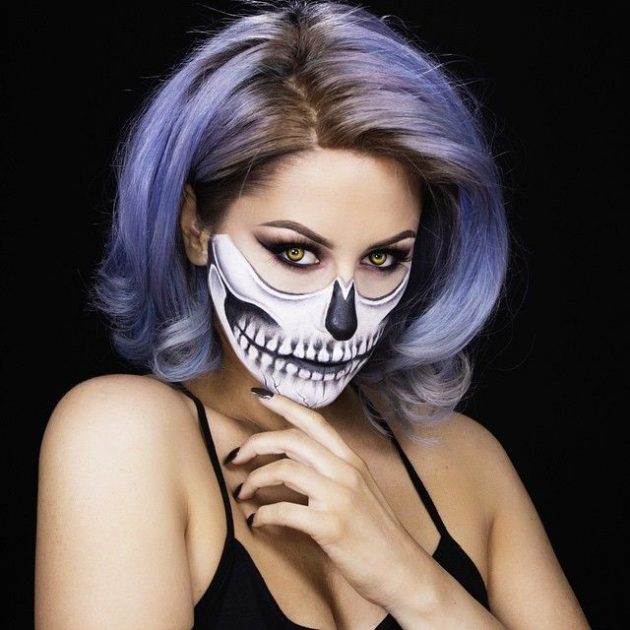 16 ToDieFor Skull Makeup Looks for Halloween Looking WowSome 16 ToDieFor Skull Makeup Looks for Halloween Looking WowSome
