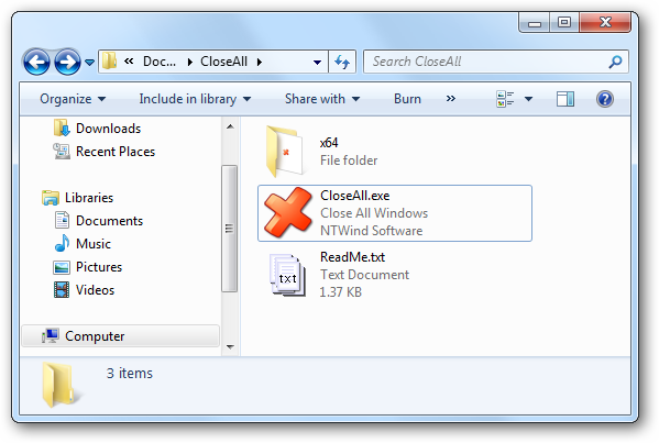 Computer Techs Close All Windows With Single Click