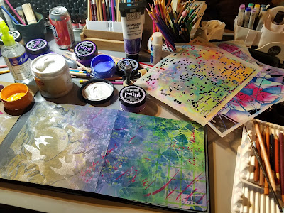Art Journaling with StencilGirl® Products by Karen P. Johnson