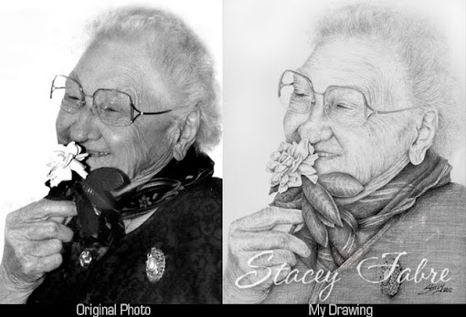 Lexi Bigham photo vs drawing