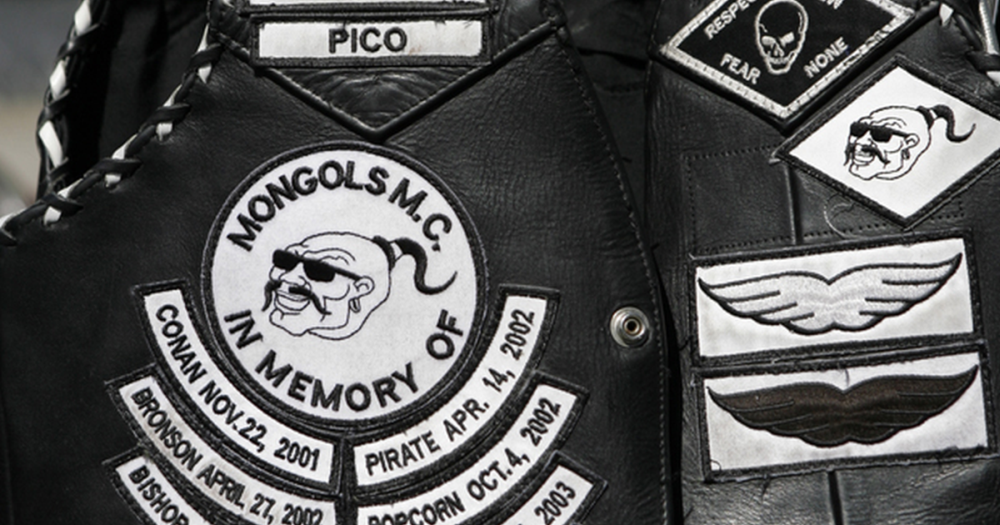 Biker Switchboard Mongols Motorcycle Club keep trademarked logo