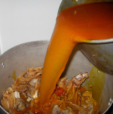 Cooking banga afang soup with step by step pictures 02