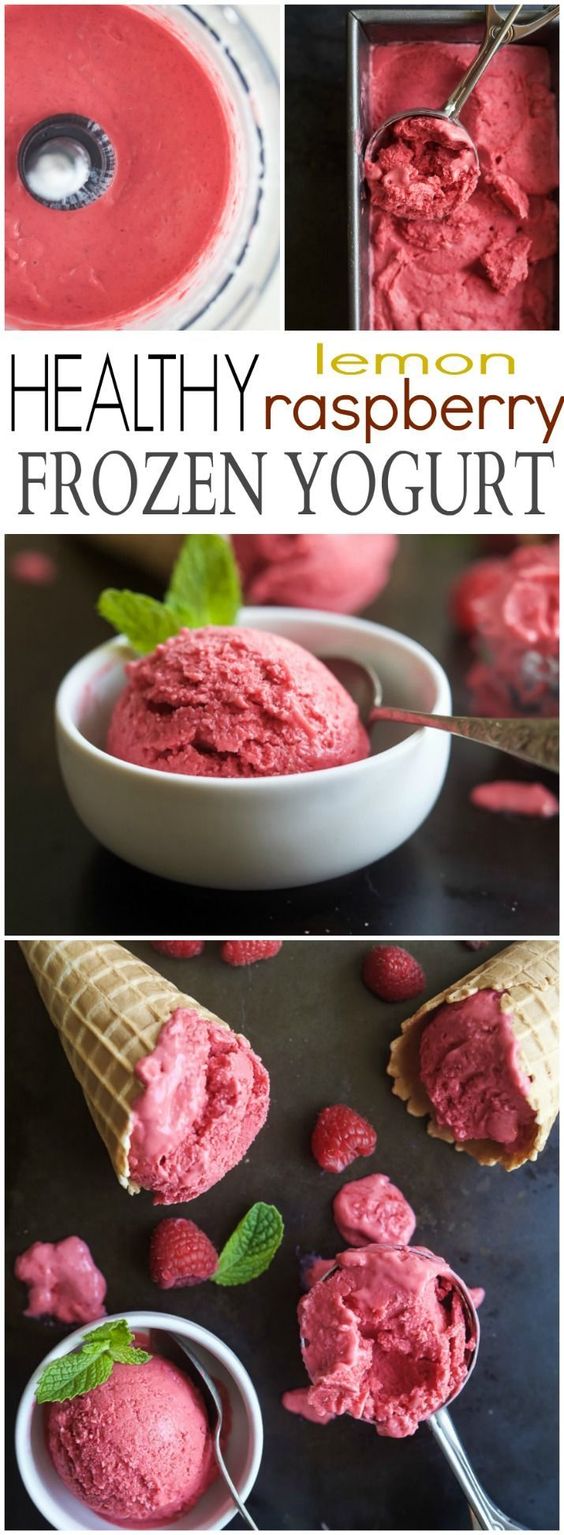 Healthy Lemon Raspberry Frozen Yogurt #lemonraspberry #lemon #raspberry #yogurt #frozenyogurt #healthyrecipes #icecream #dietrecipes Healthy Lemon Raspberry Frozen Yogurt #lemonraspberry #lemon #raspberry #yogurt #frozenyogurt #healthyrecipes #icecream #dietrecipes