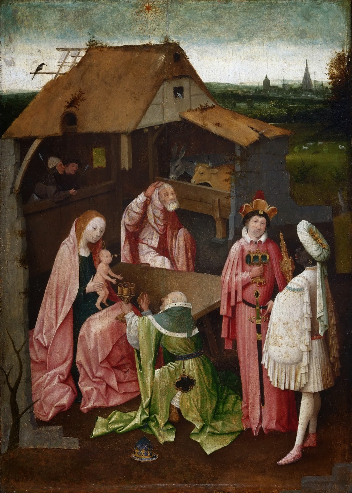 Иероним Босх - Поклонение волхвов (1475-1480)