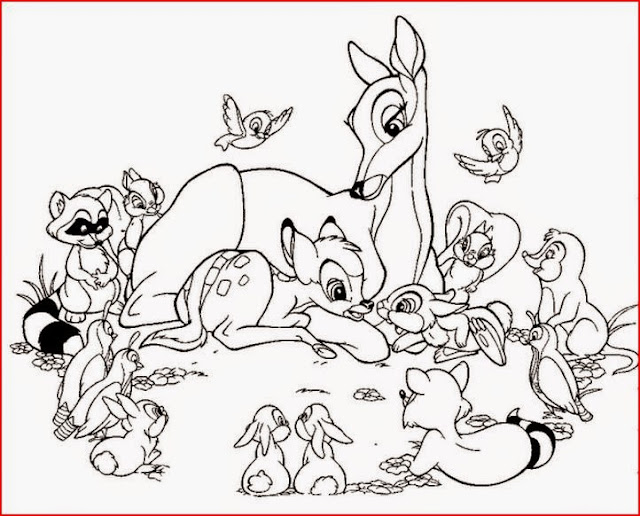Disney coloring pages coloring.filminspector.com Bambi