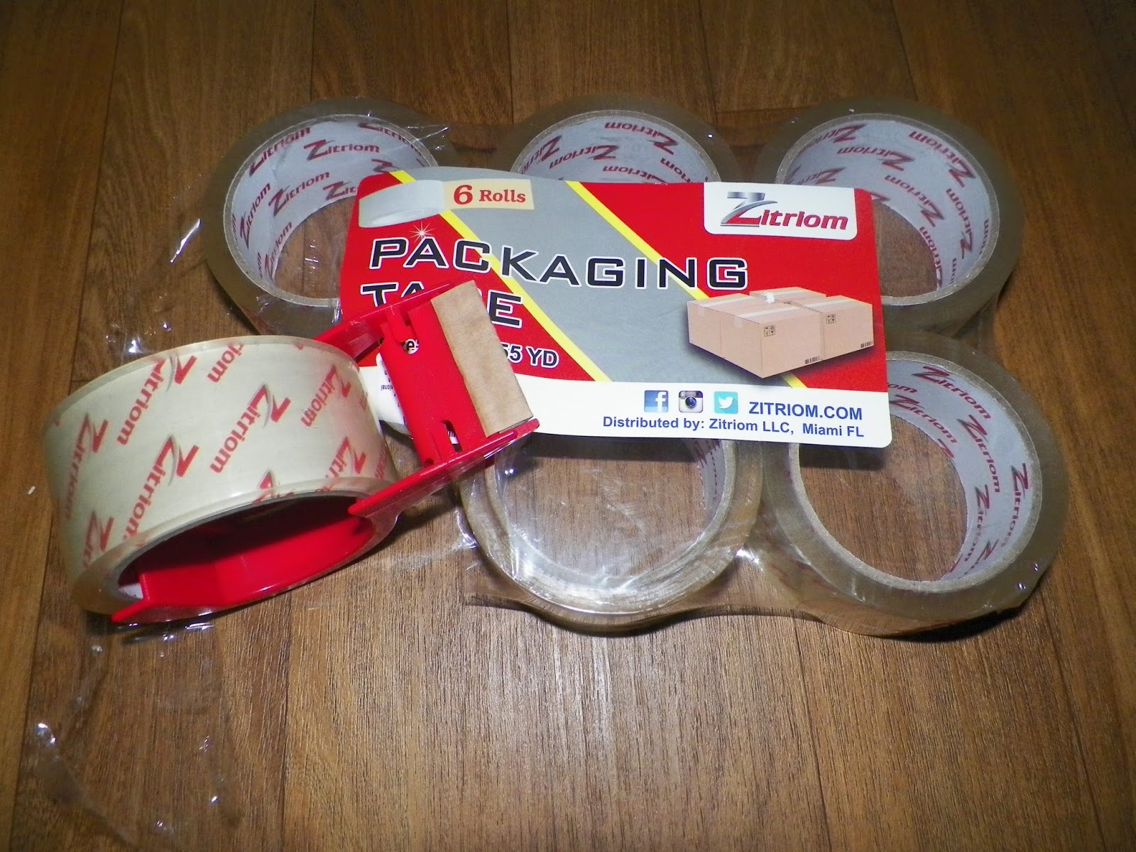 mygreatfinds Pack of 6 Packaging Tape From Zitriom Review