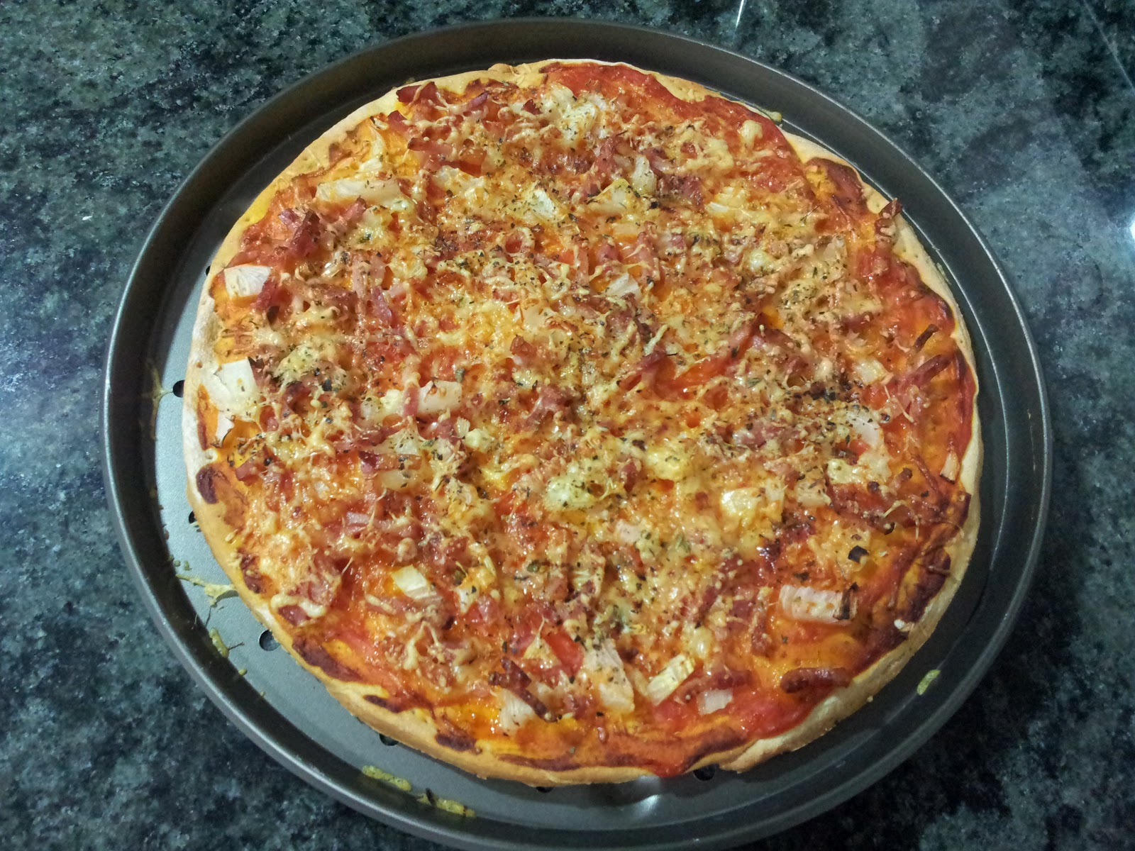 masa de pizza sin levadura ni cerveza