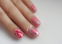 cancer breast awareness nail nails