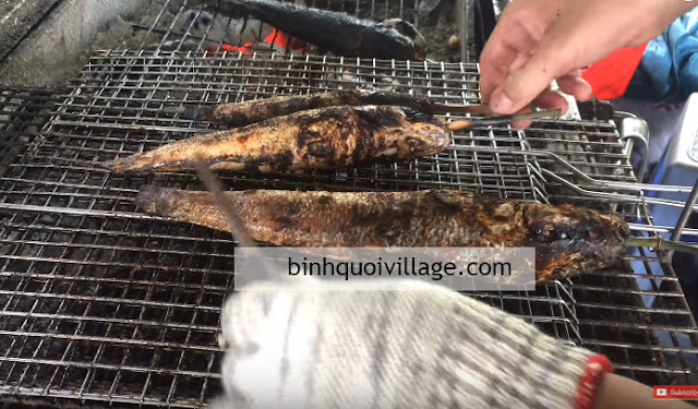 Cách nướng cá lóc bằng than