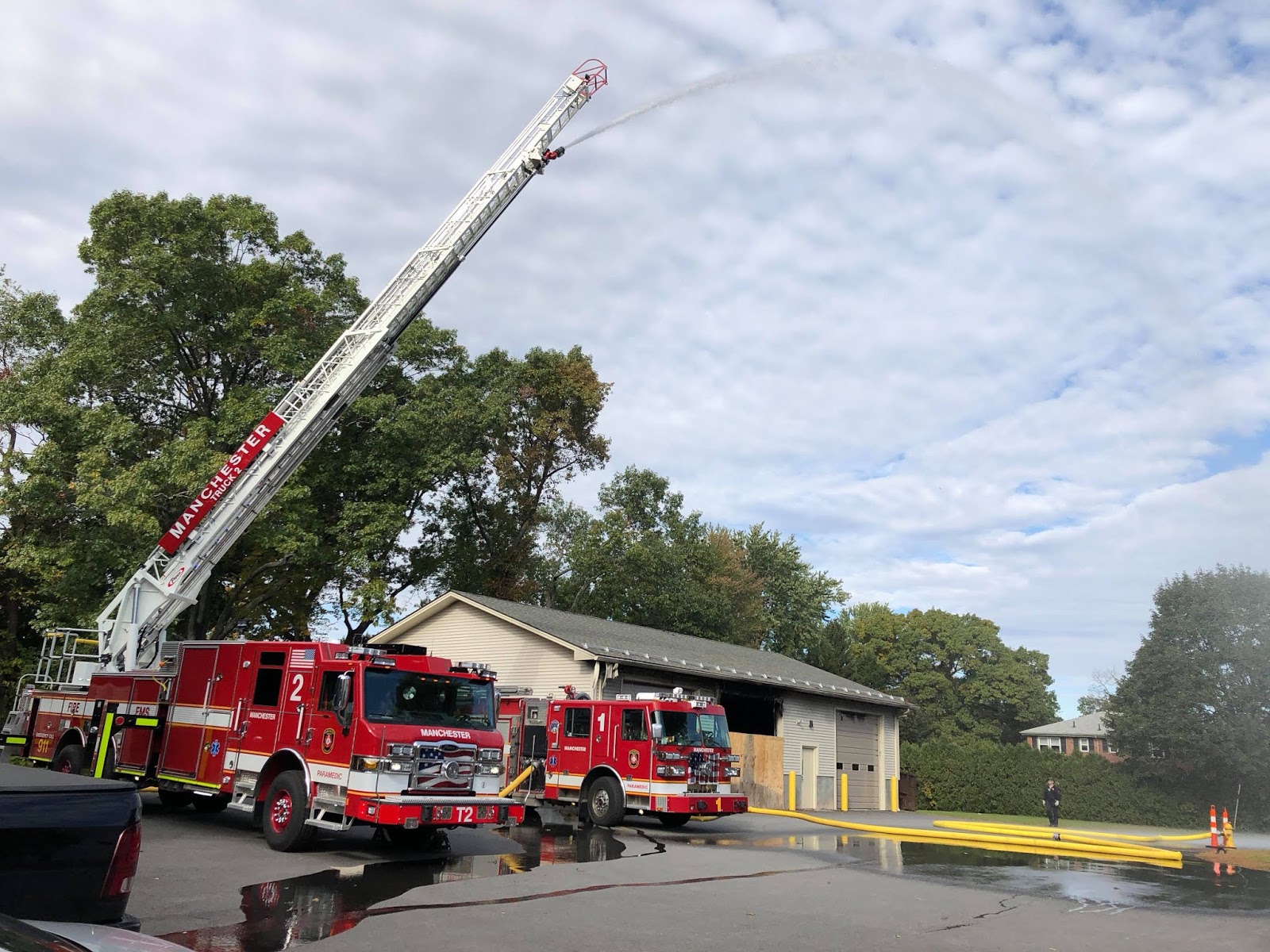 Fire Mike On All Things Fire MANCHESTER CT NEW PIERCE LADDER TRUCK 2