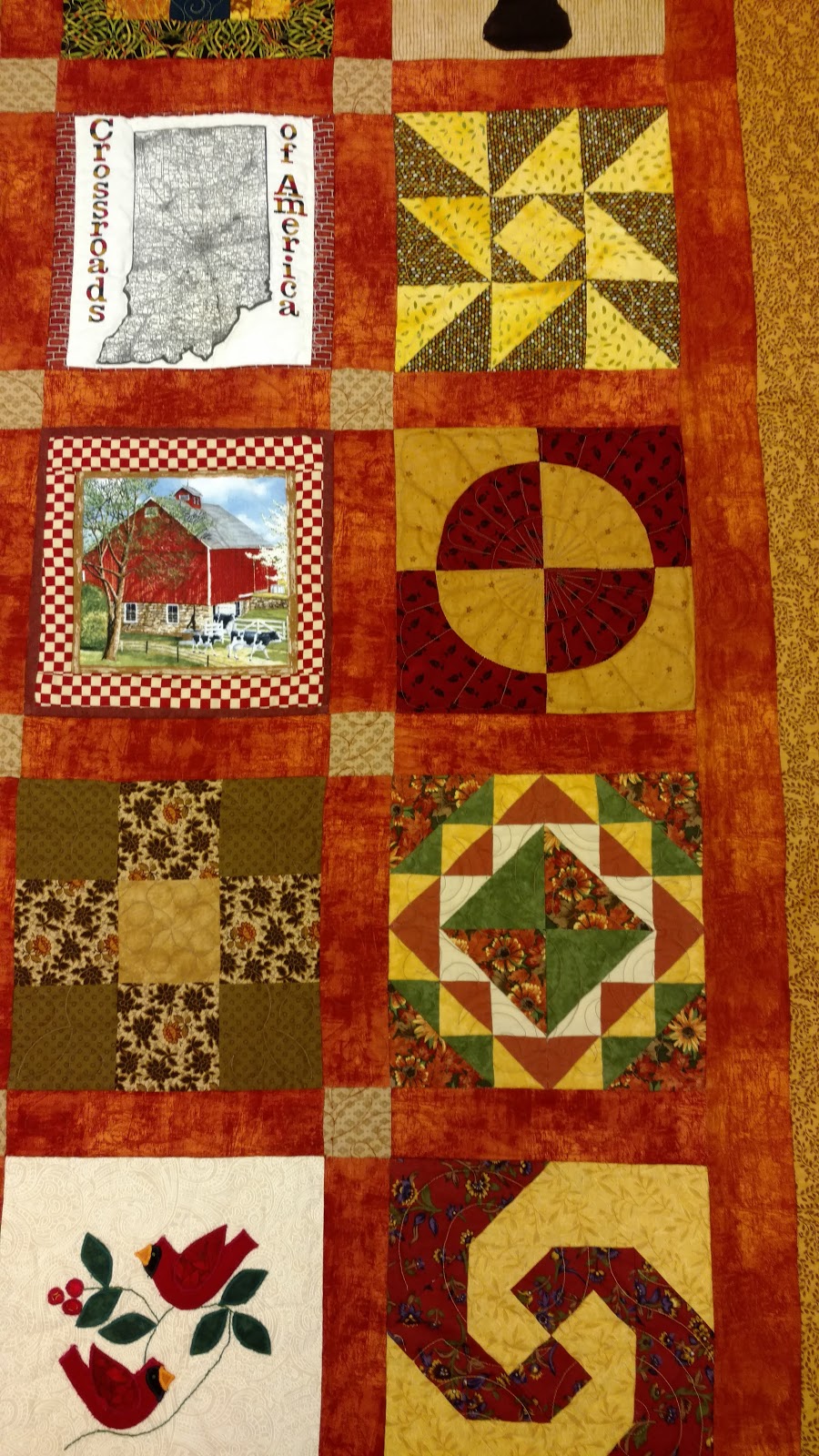 Making A Lather Indiana quilt