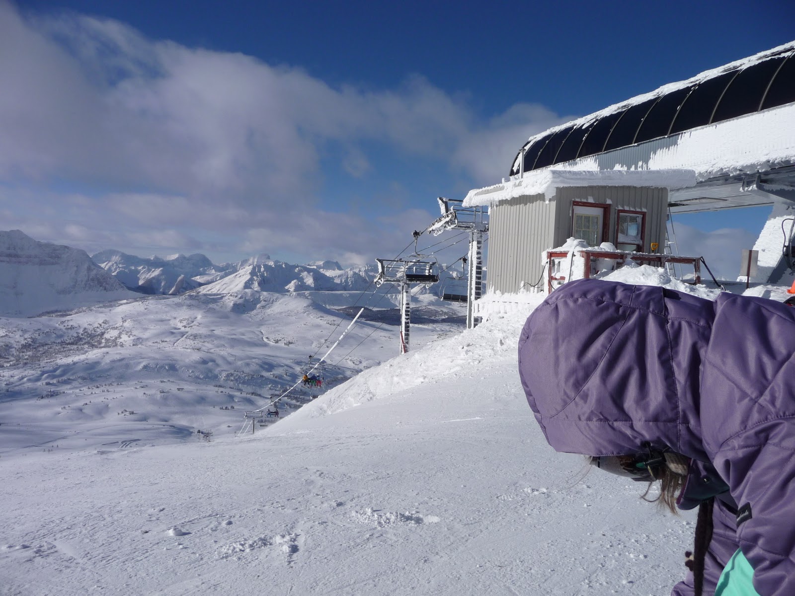 Tom and Kate's Travel Blog: Sunshine Village Ski Resort