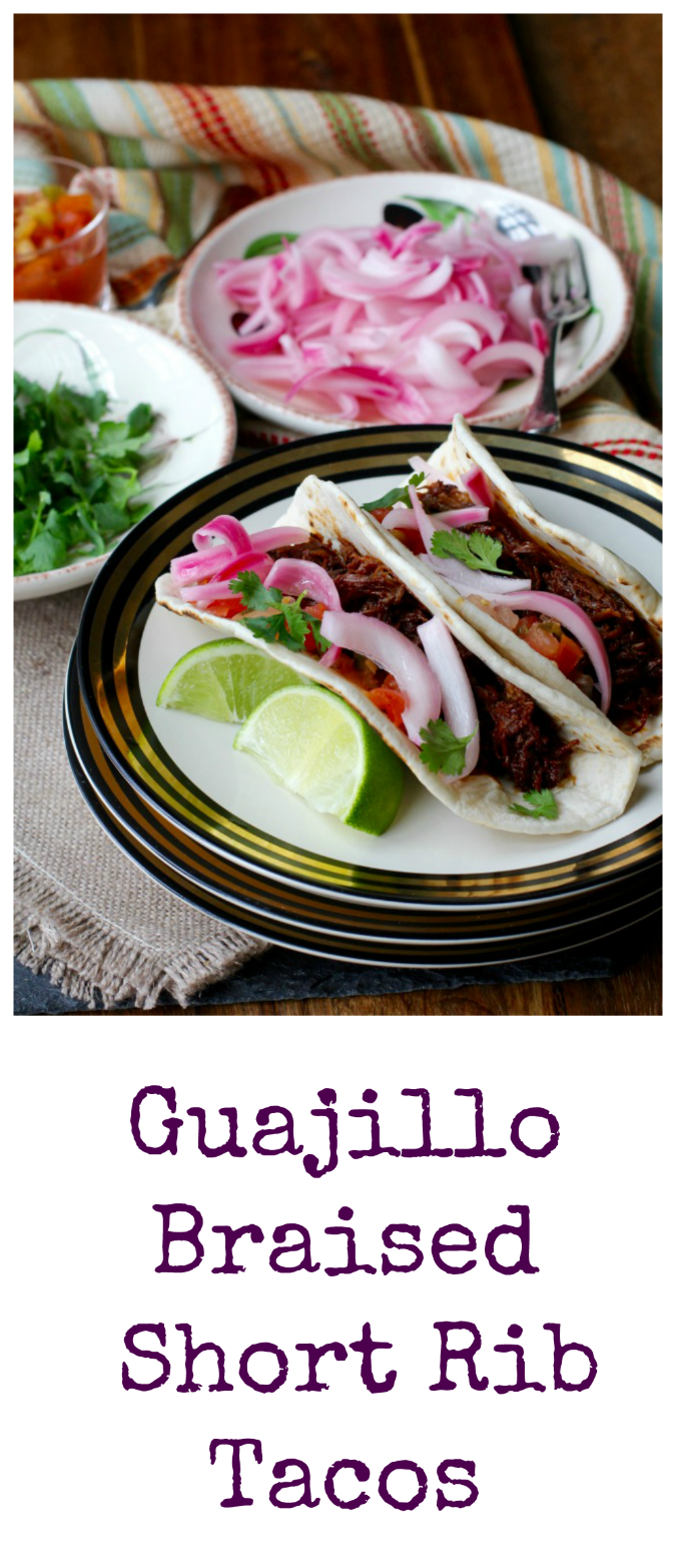 Guajillo-Braised Beef Short Rib Tacos