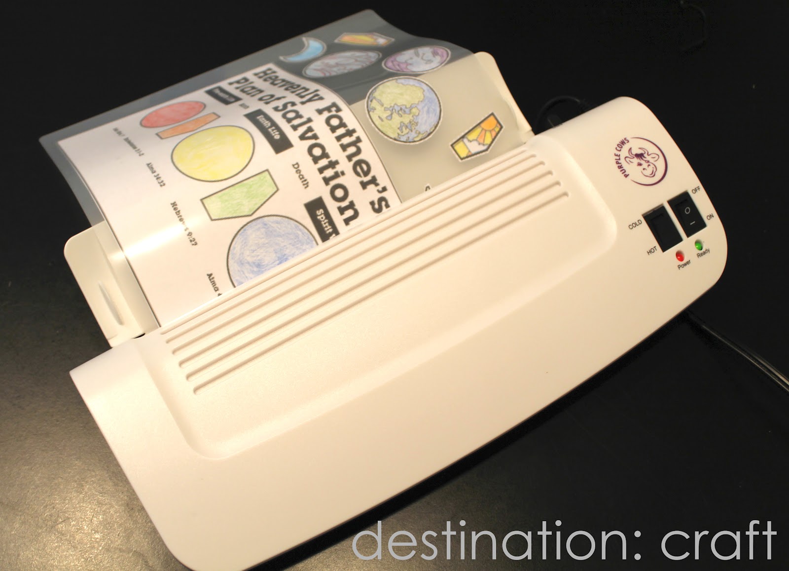 Destination Craft Laminator + Plan of Salvation FHE