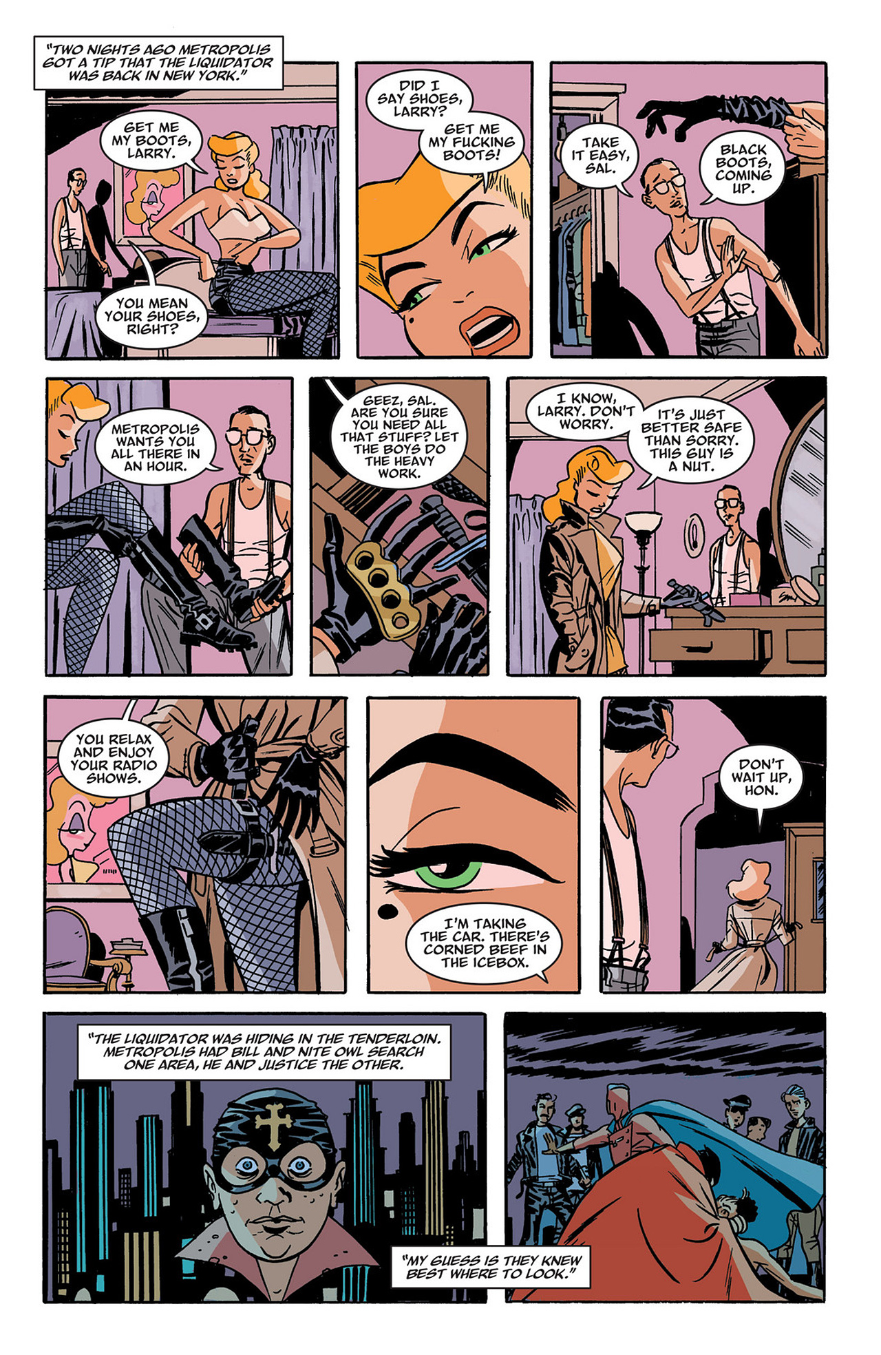 Read online Before Watchmen: Minutemen comic -  Issue #4 - 12