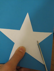 star paper cut stars july garland each four fourth pattern nice five total left
