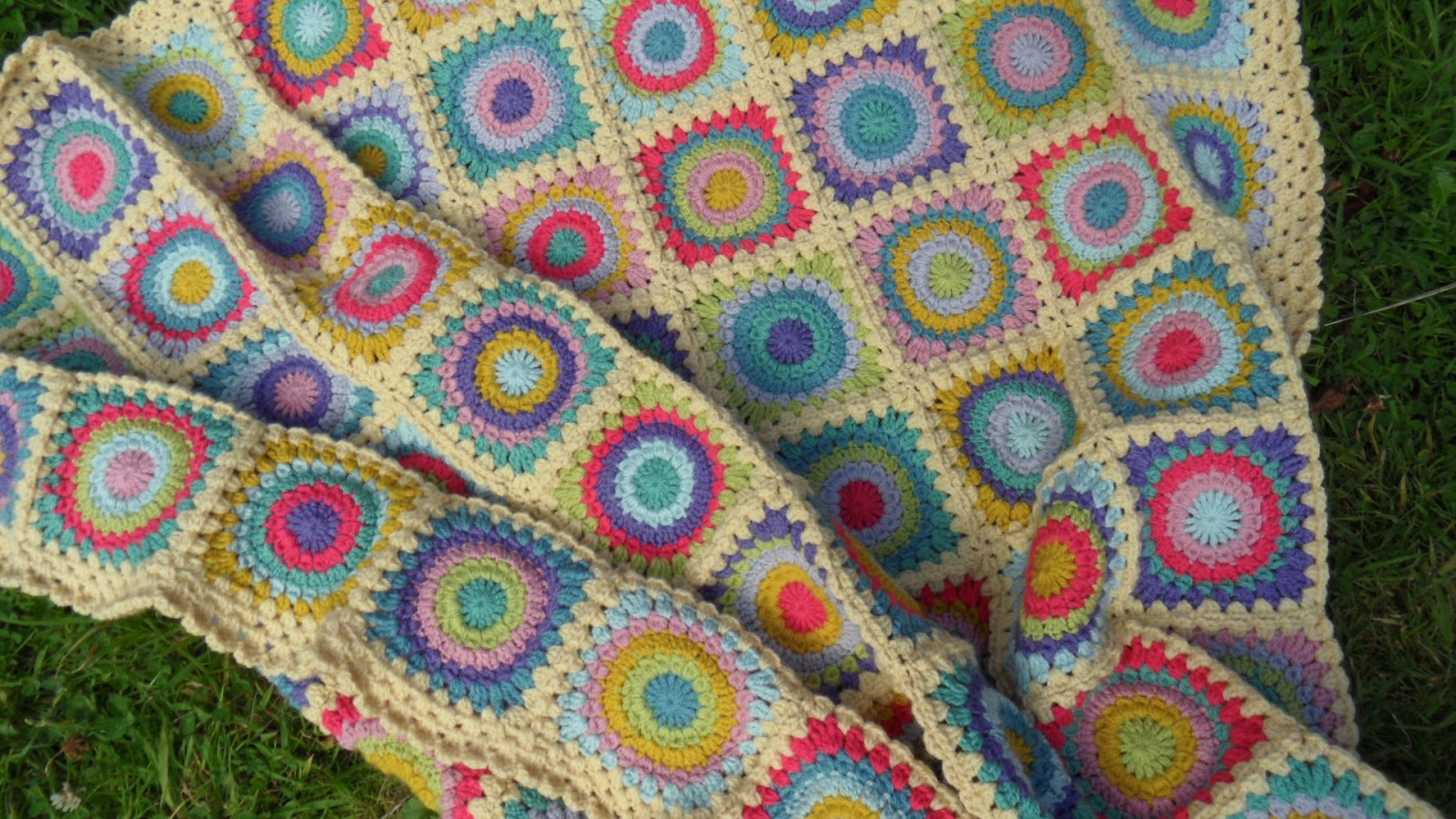 Lovedotty Crochet Tutorial Vintage Granny Patch Blanket