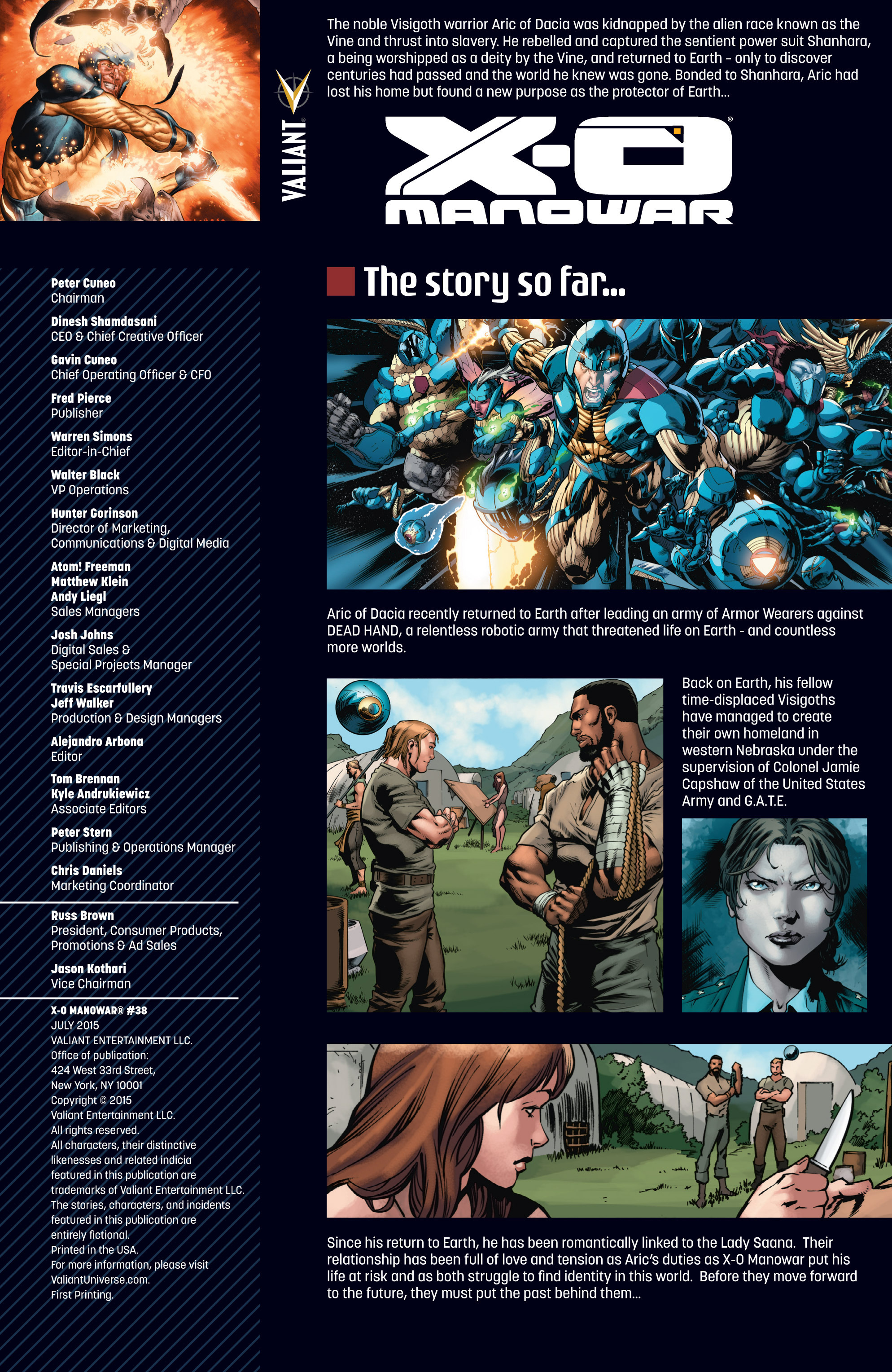 Read online X-O Manowar (2012) comic -  Issue #38 - 3