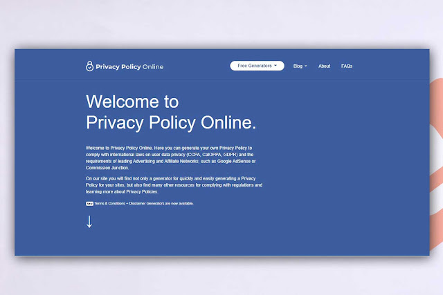 Halaman Privacy Policy di Blogger