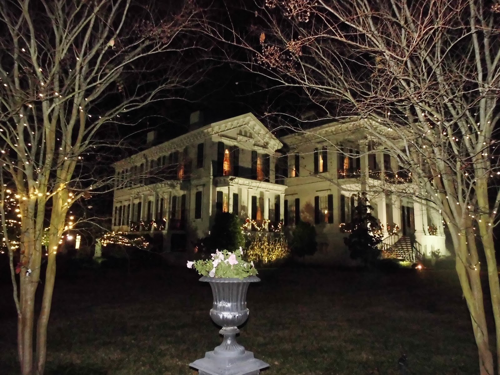 Frenchy in the USA Christmas at Nottoway Plantation