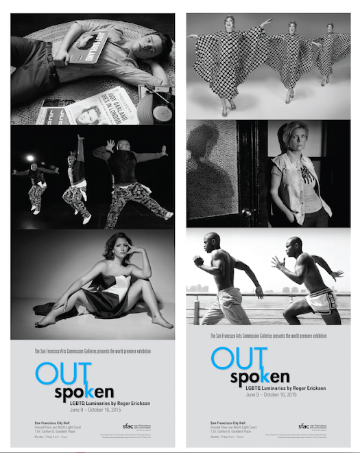 San Francisco Arts Commission Galleries Advertising Campaign for "OUTspoken" Exhibition