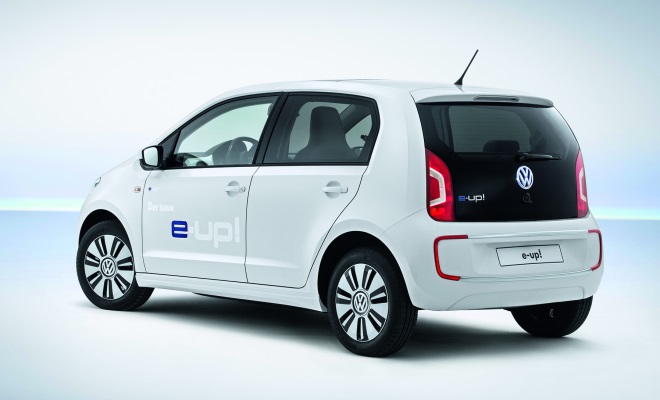 Volkswagen e-Up rear view