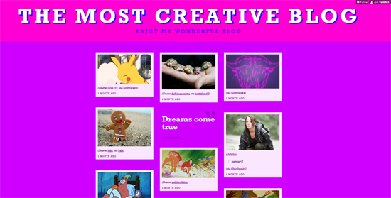 Most creative The Blog