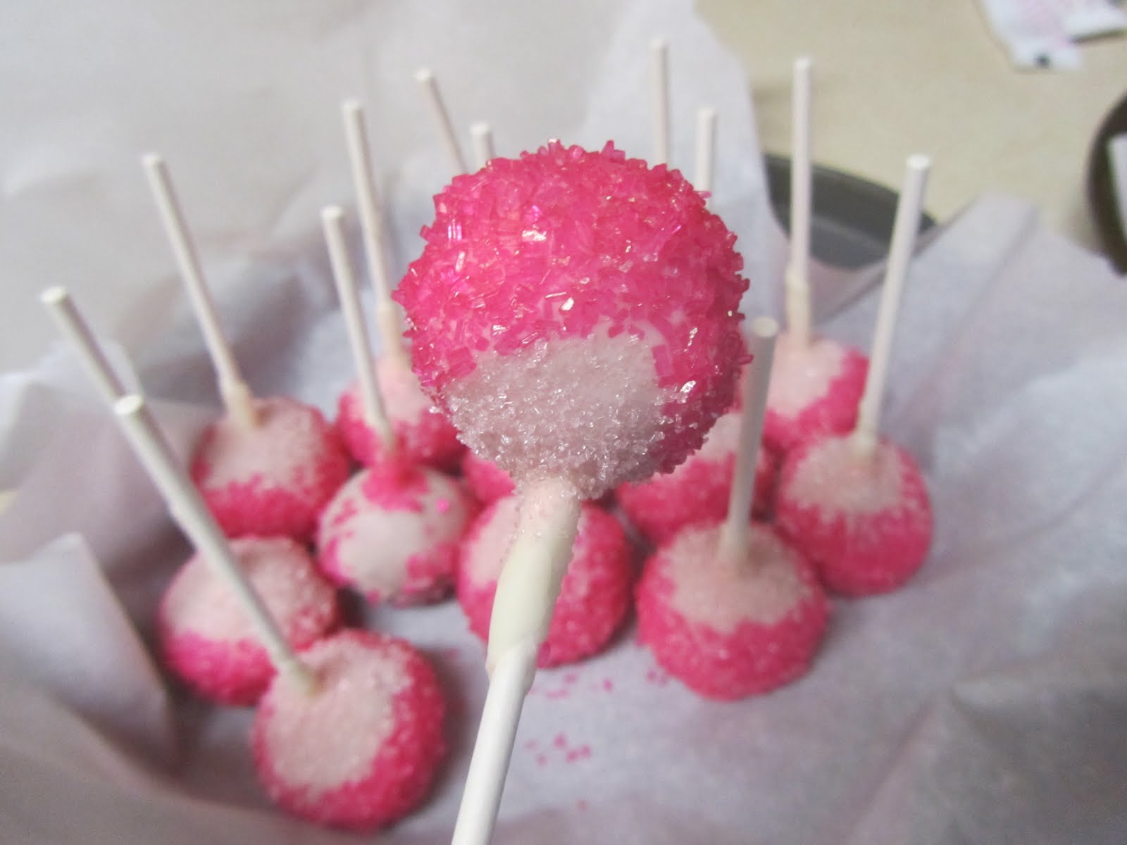 cupcakes and corks pink cake pops