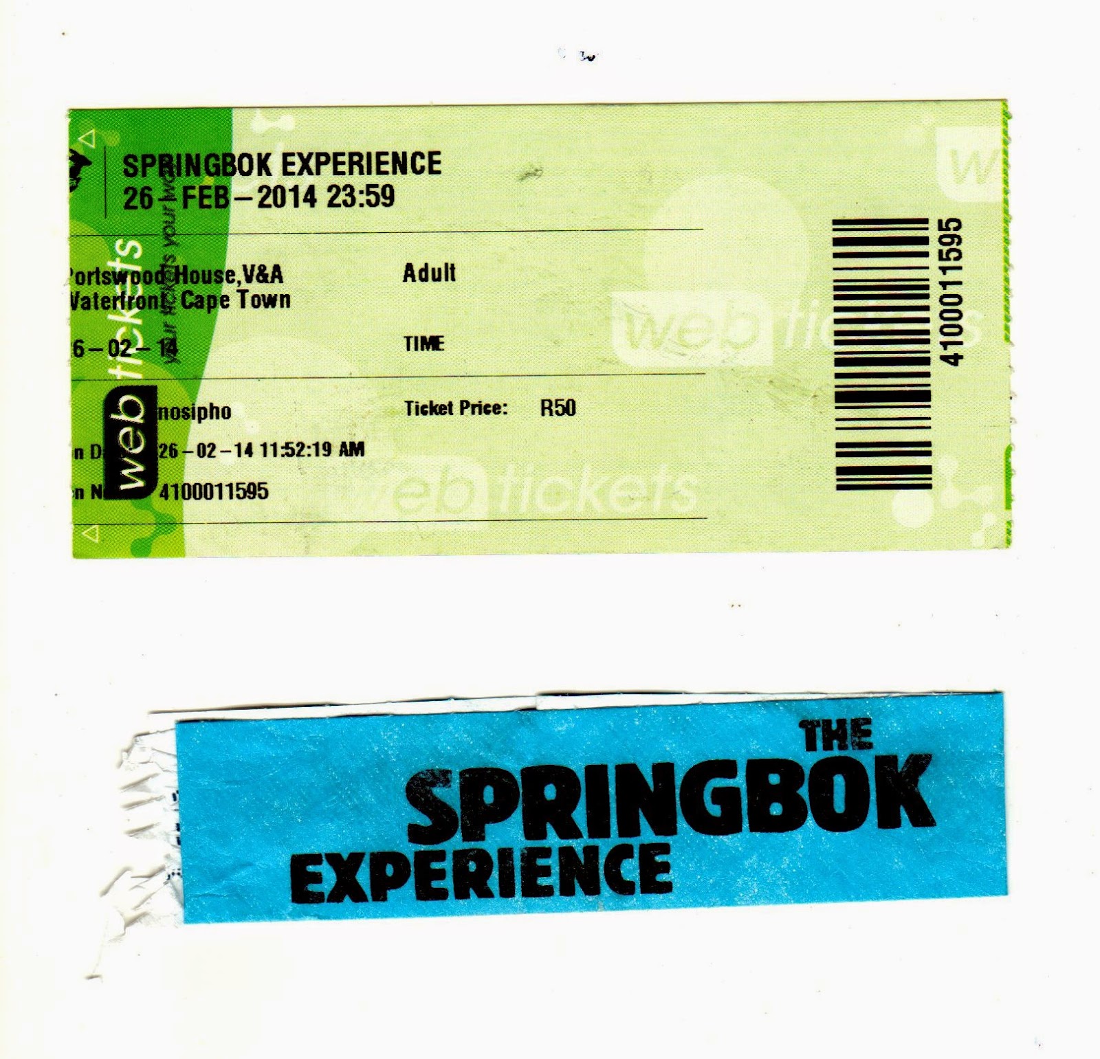 entrada The Springbok Experience