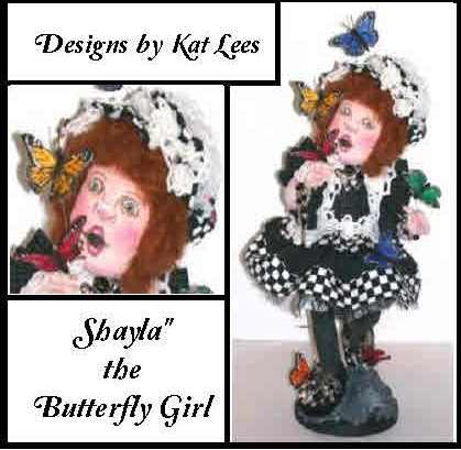 Shayla the Steampunk Butterfly Girl