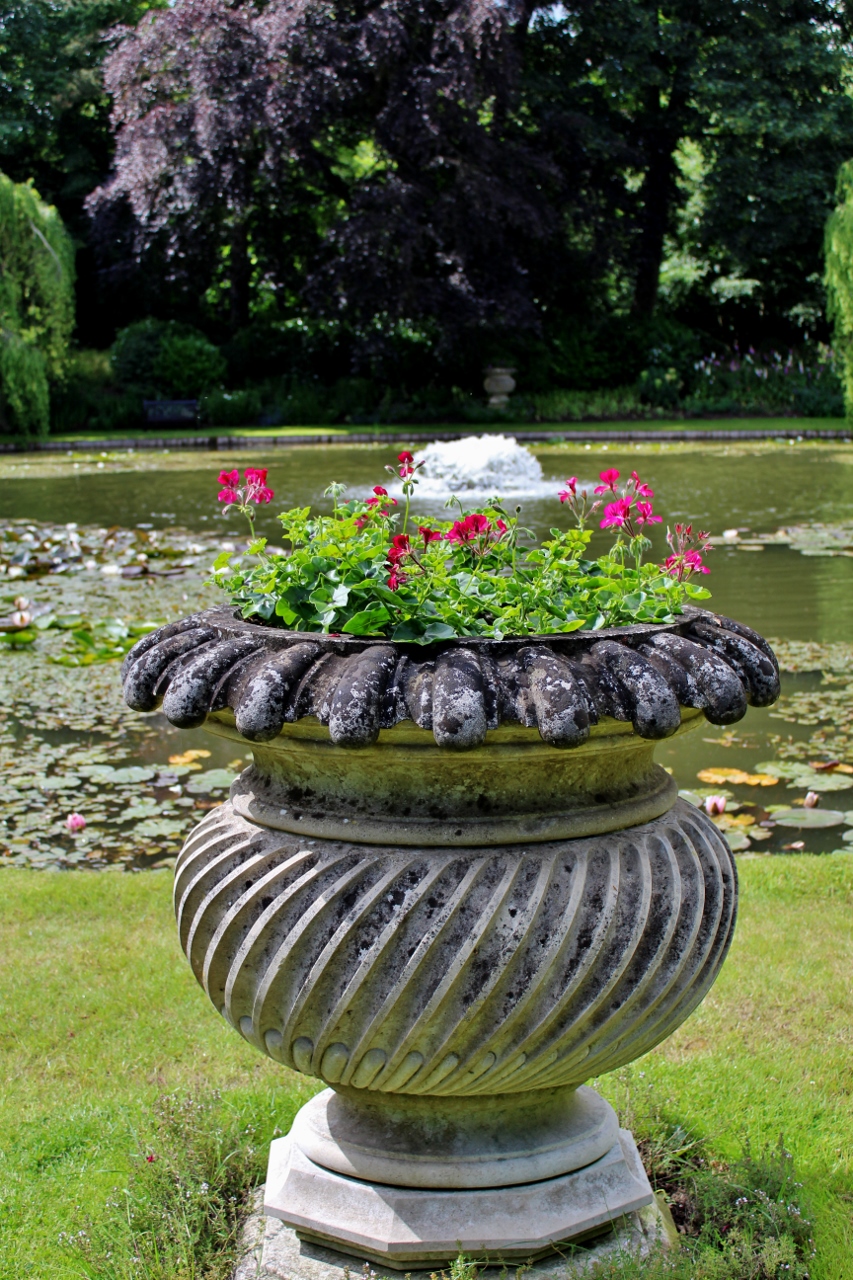 Flowers by the Lily Pond at Ascott House