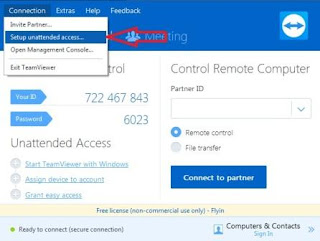 teamviewer setup unattended access