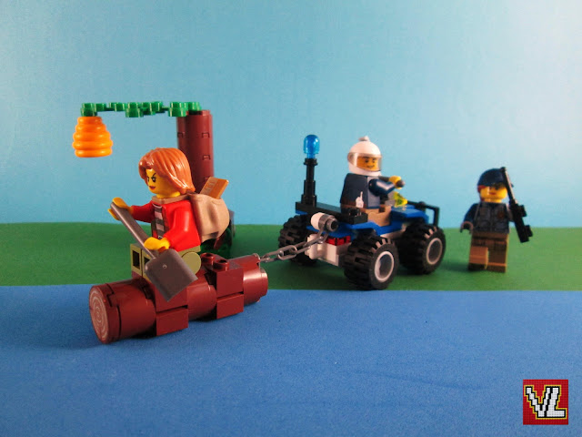 Momentos quotidianos recriados com peças LEGO e minifiguras.