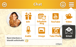 chat application for mobile phone
