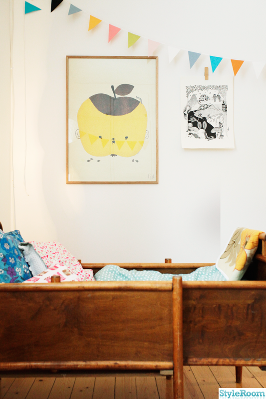 dormitorio infantil retro nordico